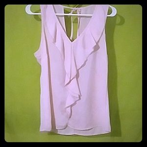 Pale blush pink blouse